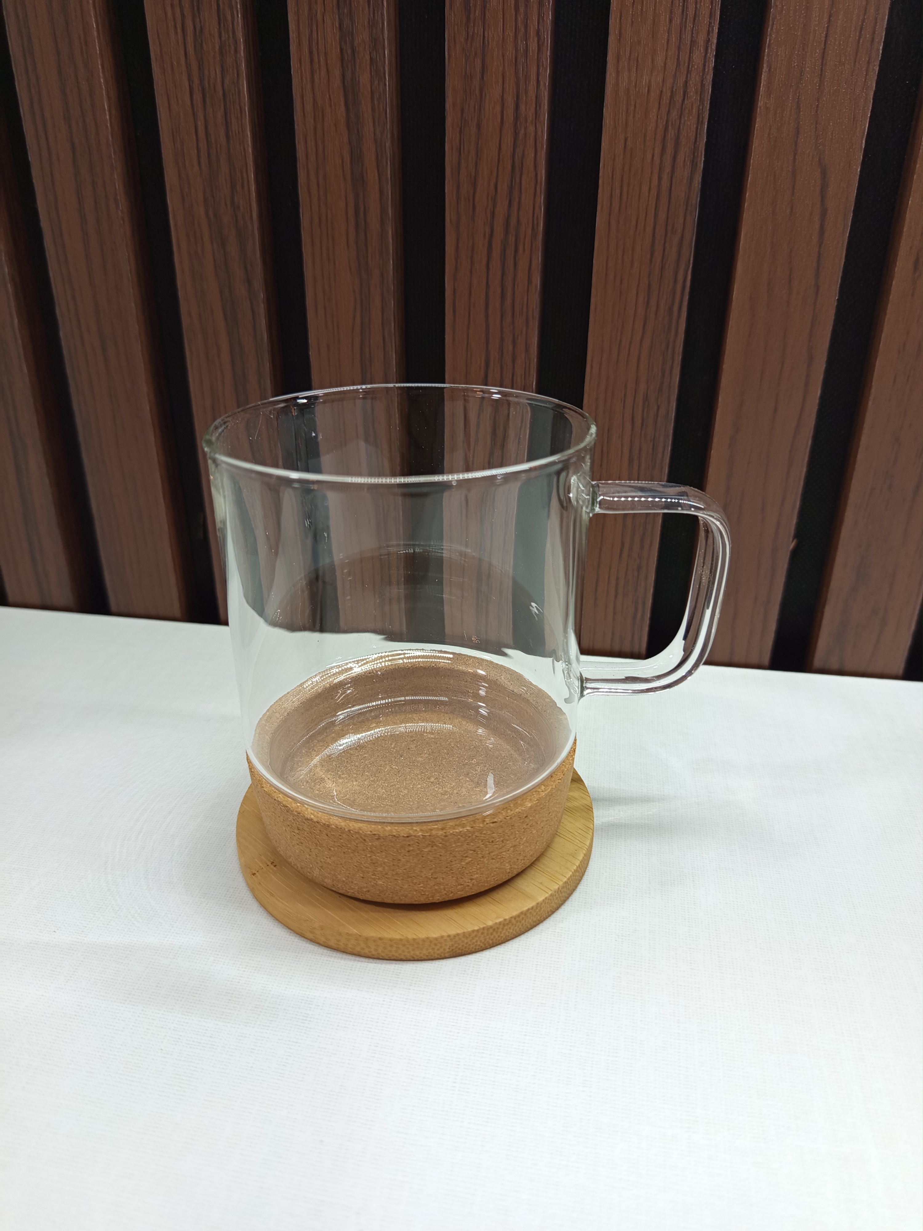 ماگ پیرکس کف چوب پنبه ای