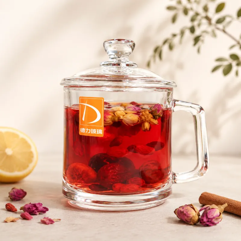 لیوان دمنوش بلور برند Deli